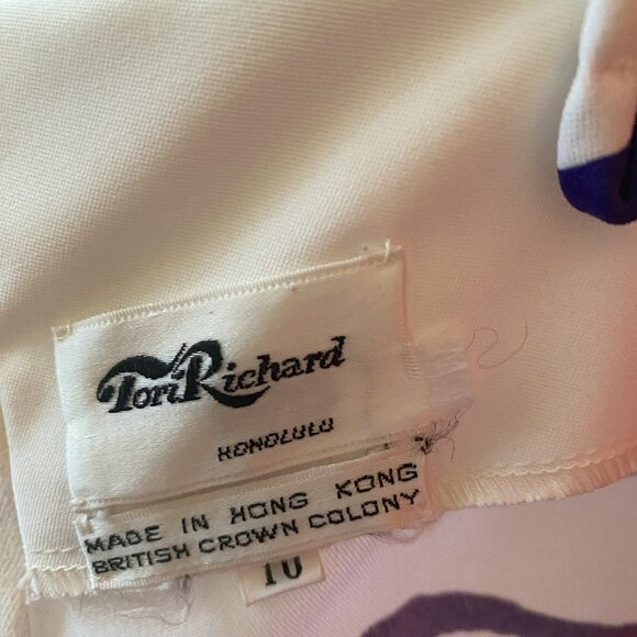 1970/80's vintage Tori Richard Floral Summer maxi dress - Picture 7 of 10